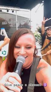 The best nights are when the crowd joins us! ❤️, #givepeaceachance