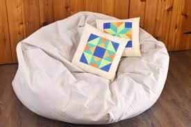 Use your machine to stitch this securely so the beans can't escape. How To Make A Diy Bean Bag Chair