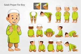 Bacaan Sholat Lengkap Beserta Artinya Menurut 4 Imam Madzhab Kartun Sembahyang Gambar Kartun