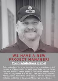 🎉 We're thrilled to announce Gabe McGuigan's well-deserved promotion to  Project Manager at H.P.