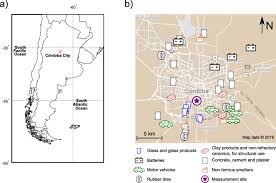 All regions, cities, roads, streets and buildings satellite view. A Map Of Argentina Showing The Location Of Cordoba City B Map Of Download Scientific Diagram