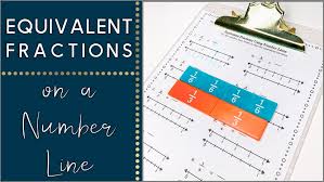 The worksheet will produce five number lines per page. Equivalent Fractions On A Number Line The Campbell Connection