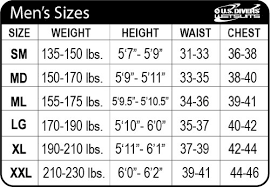 52 High Quality Us Divers Youth Size Chart