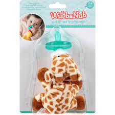 Modern littles laundry basket design: Wubbanub Giraffe Infant Pacifier Shop Market Basket