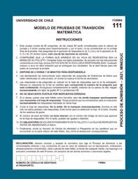 ___ a prova inclui 11 itens, devidamente identificados no enunciado, cujas respostas contribuem obrigatoriamente para a classificação final. Modelo De Prueba De Matematica Demre