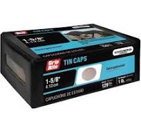 Grip-Rite 1-5/8 In. Electrogalvanized Round Tin Caps 1 lb. Box TINTAGD1 -  The Home Depot