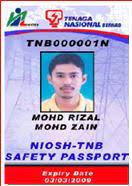 Fdzlul haq abd razi, general manager (operations), national institute of occupational safety and health (niosh malaysia) mr. Niosh Tnb Safety Passport