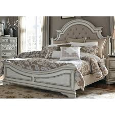 Magnolia Manor 5 Piece Bedroom Set King Upholstered Bed Queen Upholstered Bed White Upholstered Bed