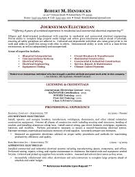Example Of Journeyman Electrician Resume Examples Resume Cv Sample Resume Cover Letter Cover Letter For Resume Resume Template Examples