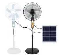 Portable Rechargeable Solar Fan 16 Inch Solar Panel Charging ...