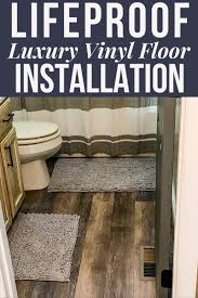 Can be installed over existing flooring. Lifeproof Vinyl Floor Installation Perfect For Kitchens Bathrooms