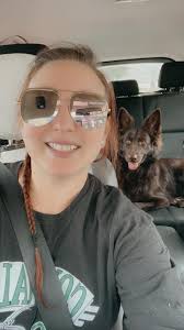 My pretty girl Meleys running errands with me yesterday 🥰 She's 17 months  old ♥️