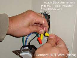 I would think that you have one black feed and two black legs going out, and three common wires that should be wired. How To Install An Electronic Dimmer
