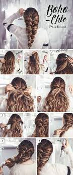 Hair Tutorial Bohemian Chic Faux Braid Hair And Beauty Geflochtene Frisuren Frisuren Madchen Frisuren