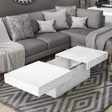 Valencia coffee table, coffee tables, furniture, decorus furniture. White Gloss Storage Coffee Table Rectangular Tiffany Buyitdirect Ie