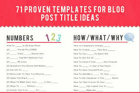 The Title Is One Of The Most Important Elements Of A Blog Post Actually The Heading Or A Title Is Important In All Kinds Of Blog Post Titles Blog Titles Blog