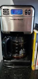 Black And Decker Coffee Maker Manual Cm4000s Hamilton Beach 12 Cup Digital Automatic Lcd Programmable Coffeemaker Brewer Model 46205 Walmart Com Walmart Com