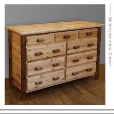 White Cedar Amish Dresser Rustic Furniture Diy Log Bedroom Furniture Rustic Furniture Design