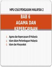Menangani agama di malaysia saat ini. Bab 6 Agama Dan Kepercayaan 1718 Pdf Mpu 2163 Pengajian Malaysia 2 Bab 6 Agama Dan Kepercayaan 1 2 3 Agama Dan Kepercayaan Di Malaysia Islam Dalam Course Hero