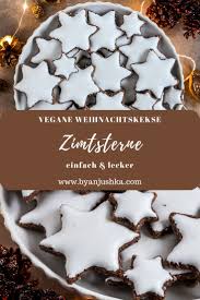 Vegane Zimtsterne Rezept Vegane Kekse Rezept Leckere Vegane Rezepte Weihnachten Kochen