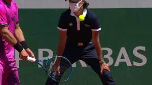 At the 2012 french open, he was once again the subject of much drama, saving two match points in the 2021 french open, fognini reached the third round, where he was beaten in straight sets by. French Open Tennis Ouch Nasty Line Judge Struck In Neck By Serve From Gregoire Barrere V Fabio Fognini Eurosport