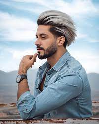 Image May Contain One Or More People Beard Sky Cloud And Outdoor Mens Hairstyles With Beard Men Hair Color Men Hair Highlights