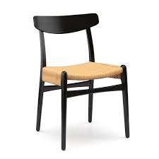 Hans Wegner Ch23 Side Chair In 2020 Solid Wood Dining Chairs Wood Side Chair Side Chairs