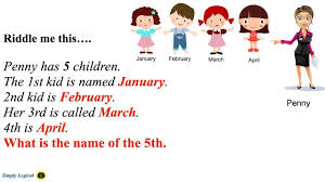Each of his daughters has a brother. Penny Has 5 Children Riddle Penny S Mom Has Five Kids Riddle Kids Riddles Riddles Penny