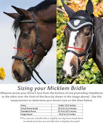 Rambo Micklem Competition Bridle W Rubber Reins
