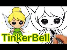 Disney prinses tekeningen, disney tekeningen, schattige tekeningen, disney tekenen, disney fanart, realistische tekeningen. How To Draw Disney Tinker Bell Fairy Step By Step Cute Youtube