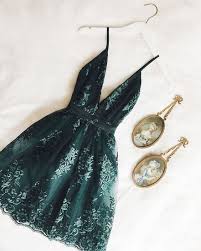 Spaghetti Straps Plunging Neck Dark Green Hoco Party Homecoming Dresses Green Homecoming Dresses Cute Dresses