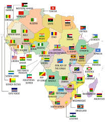 Flags Of African Countries Africa Map Africa Flag African Map