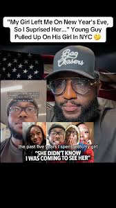 Guy Standing by Girls New Years Eve