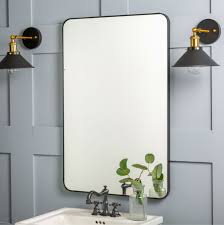 Black And Gold Rectangular Wall Mirror Franco Black Metal Mirror Cooper Classics Rectangular Mirror Beach Bathroom Design Mirror Wall