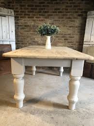Rustic Pine Farmhouse Table Large 6 Seater Rustic Farmhouse Table Painted Dining Table Farmhouse Table