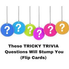 Also, see if you ca. These Tricky Trivia Questions Will Stump You Quiz Social