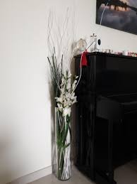 If you form a grid with cellophane tape (or any tape you have on hand), the tape will support your flowers and give you better control of your. Home Decor 23cm Tall Wide Mouth Clear Glass Flower Vase Cut Glass Vase Vases
