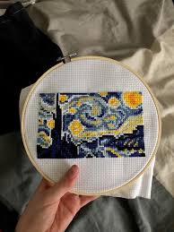 Check spelling or type a new query. Fo Finally Finished This Starry Night Cross Stitch Pattern Found From Pinterest Crossstitch