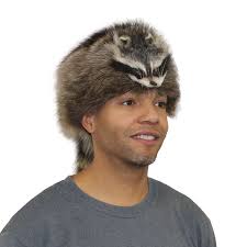 Raccoon Davy Crockett Style Fur Hat Hts1780