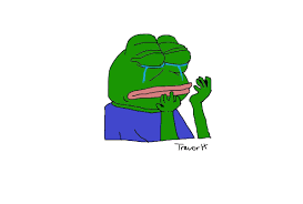Pepehands is a twitch tv emote featuring pepe the frog appearing to be crying. I Drew Pepehands Cause I M Retarded Xqcow