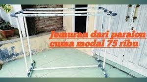 Ternyata banyak hal yang bisa kamu lakukan dan ciptakan dari pipa, loh! Tutorial Cara Membuat Jemuran Dari Bahan Paralon Pvc Youtube