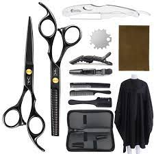 Hair cutting scissors kit, aethland professional barber hairdressing scissors set ( trimming shaping grooming thinning shears) for men women pets home salon barber haircut. Professional Hairdressing Scissors Kit Hair Cutting Scissors Barber Scissors Barber Tool Cloak Haircut Comb Salon Accessories Best Offer 6f91 Goteborgsaventyrscenter