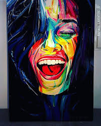 Acrylic painting on canvas one of a kind artwork size: Colorpalettecopies General But Art Illustrations Portrait Art Abstract Face Art Abstract Art Painting