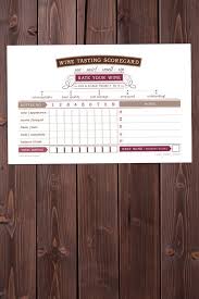 Wine Tasting Custom Scorecard Choose Bottle Numbers Name Etsy Wine Tasting Wine Tasting Party Buy Wine Online