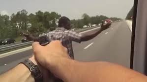 Police said surveillance video shows the two men looking at each other before the grubhub driver approaches rolle and. Video Volusia Deputies Arrest Man Wanted In Miami Dade Shooting Official Says