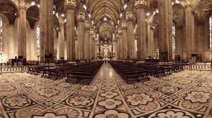 Inside the cathedral, the complex static restoration of the tiburium pillars was. 360 Video Inside Milan Cathedral Milan Italy Youtube