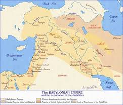 Why was judah taken into captivity? Map Of The Babylonian Empire Under King Nebukhadnetzar