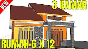 Desain rumah sederhana 3 kamar 1 lantai. Desain Rumah Minimalis Sederhana 6 X 12 Meter 3 Kamar 1 Lantai Di Kampung Full Tampak Depan Youtube