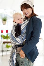 Zara Bluez With Linen Baby Wearing Wrap Woven Wrap Zara
