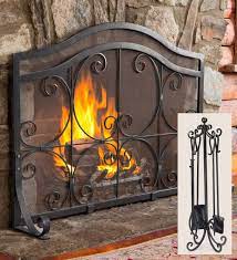 Amagabeli large gold fireplace screen 4 panel ornate wrought iron black metal fire place standing gate decorative mesh solid steel spark guard cover outdoor tools accessories 4.7 out of 5 stars 1,232 $54.99 $ 54. Decorative Fireplace Covers Visualhunt